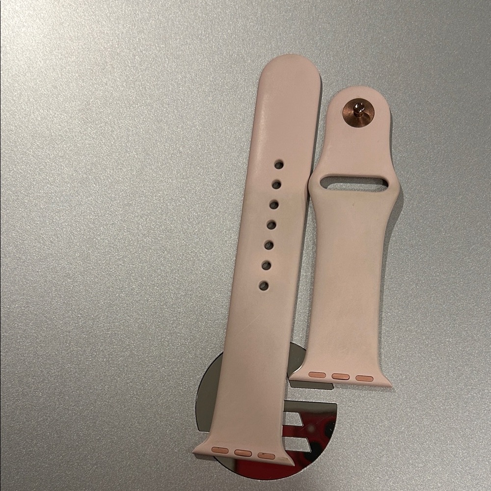 Apple Blush Silicone Watch Strap ya